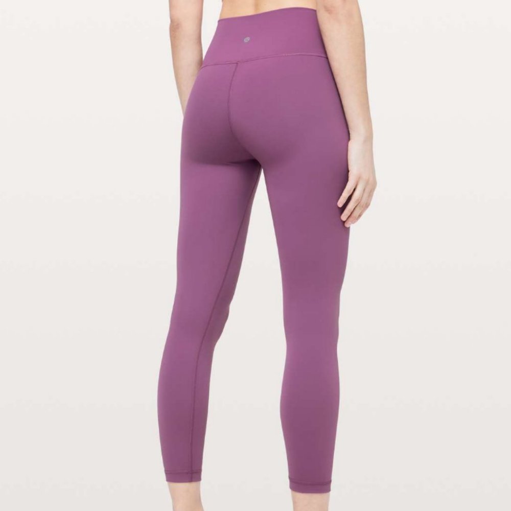 Lululemon Wunder Under Hi-Rise 7/8 Tight Luxtreme Leggings Pants Purple Size 8